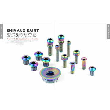 bicycle parts Titanium Bolts for Shimano Group/ Titanium Ti Bolts for Shimano Saint SL-M820 Group